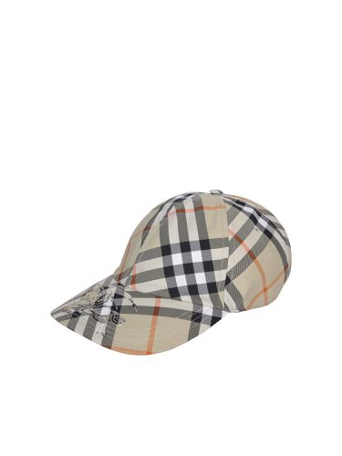 Burberry Sage Check Baseball Cap - Burberry - Modalova