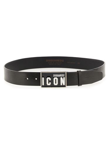 Dsquared2 Icon Plaque Belt - Dsquared2 - Modalova