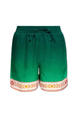 Casablanca Silk Shorts - Casablanca - Modalova