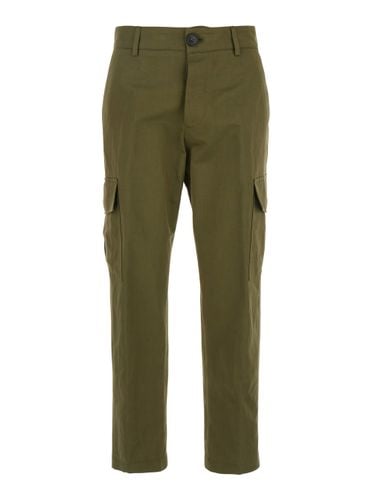 Pants With Cargo Pockets In Cotton And Linen Blend Woman - PT Torino - Modalova