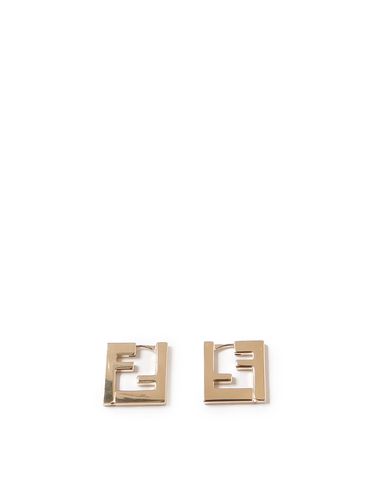 Fendi Golden Ff Earrings - Fendi - Modalova