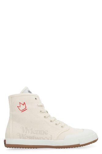 Animal Gym Canvas High-top Sneakers - Vivienne Westwood - Modalova