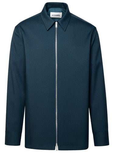 Jil Sander Blue Polyester Shirt - Jil Sander - Modalova