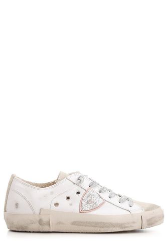 Logo-patch Lace-up Sneakers - Philippe Model - Modalova