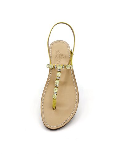 Capri Axel Jewel Sandals Positano Yellow - Dea Sandals - Modalova