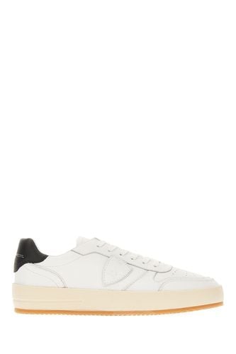 White Leather Nice Sneakers - Philippe Model - Modalova