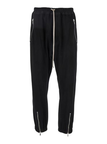 Track Pants With Oversized Drawstring In Wool Man - Rick Owens - Modalova