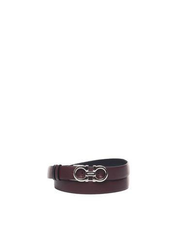 Ferragamo Gancini Belt In Calfskin - Ferragamo - Modalova