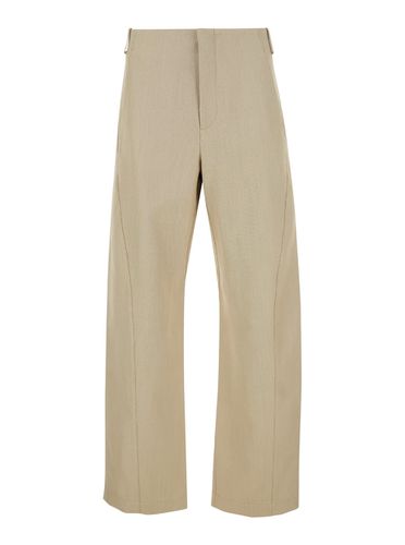 Le Pantalon Scala Pants With Wide Leg In Wool Blend Man - Jacquemus - Modalova