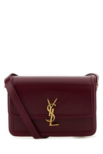 Tiziano Red Leather Medium Solferino Crossbody Bag - Saint Laurent - Modalova