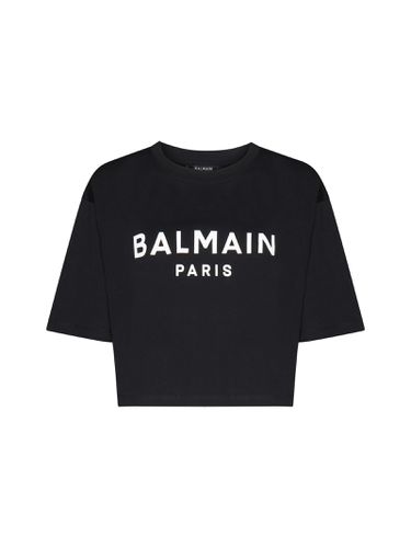 Balmain Cotton Crew-neck T-shirt - Balmain - Modalova