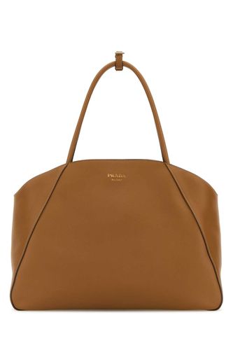 Prada Caramel Leather Shopping Bag - Prada - Modalova