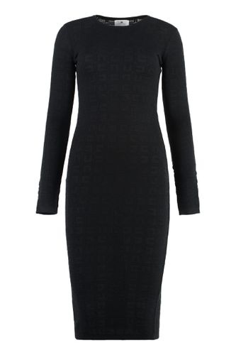 Midi Viscose Dress - Elisabetta Franchi - Modalova