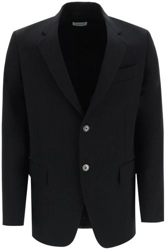 Wool Single Breast Blazer Jacket - Lanvin - Modalova