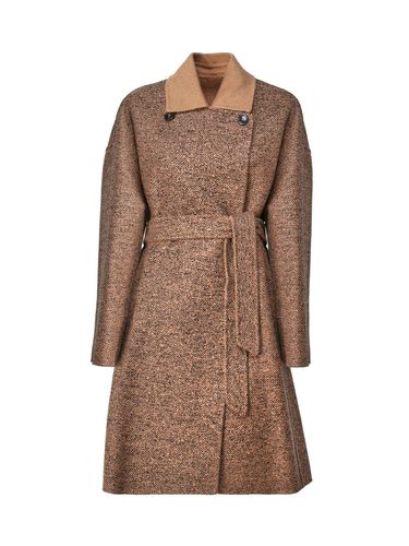 Double-breasted Belted Coat - Max Mara - Modalova