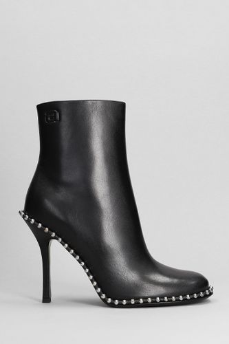 Nova 105 High Heels Ankle Boots In Leather - Alexander Wang - Modalova