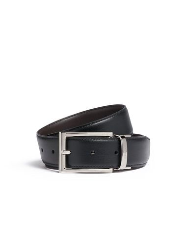 Zegna Logo Detailed Buckle Belt - Zegna - Modalova