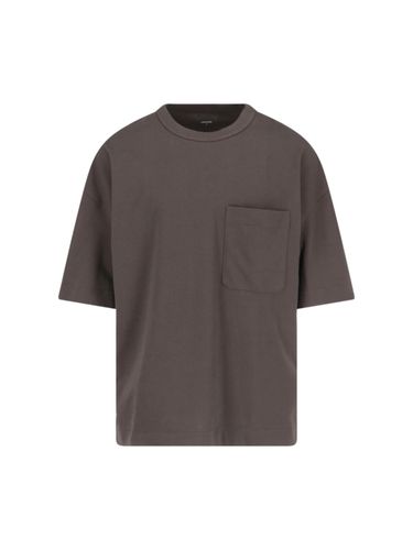 Lemaire Cropped T-shirt With Pocket - Lemaire - Modalova