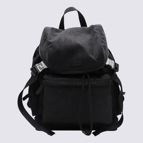 Versace Black Backpacks - Versace - Modalova