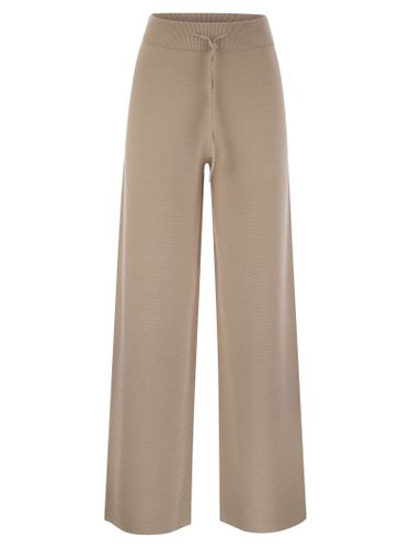 Brilliant Cotton Knit Trousers - Fabiana Filippi - Modalova