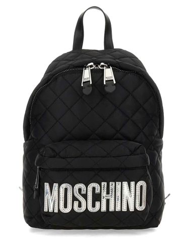 Moschino Quilted Nylon Backpack - Moschino - Modalova