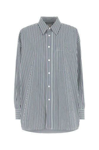 Striped Oversized Shirt - Bottega Veneta - Modalova