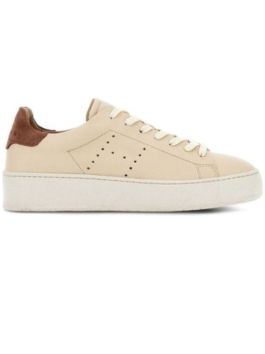 Hogan Sneakers H672 Cream Leather - Hogan - Modalova