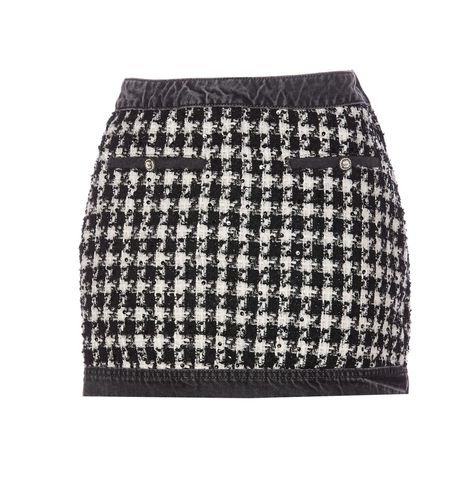 Liu-Jo Mini Houndstooth Skirt - Liu-Jo - Modalova