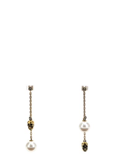 Skull Pendant Earrings - Alexander McQueen - Modalova