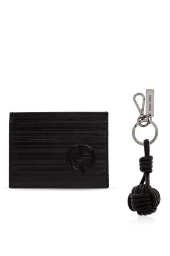 Card Case And Keychain Set - Giorgio Armani - Modalova