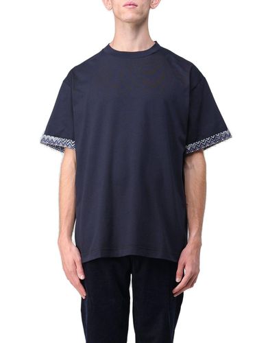 Zigzag Turn-up Jersey T-shirt - Missoni - Modalova