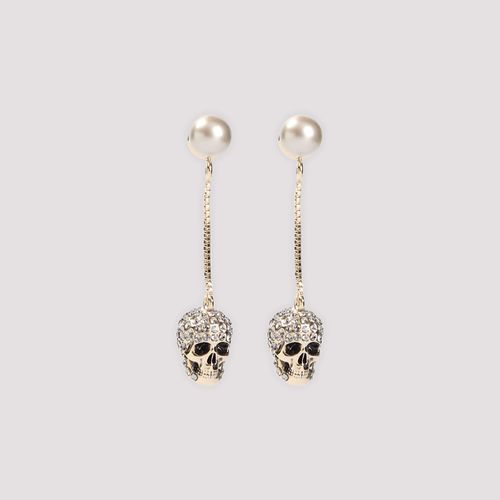 Pave Skull Earrings - Alexander McQueen - Modalova