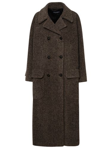 Alpaca Blend Coat - Dolce & Gabbana - Modalova
