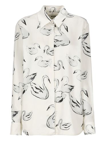 MSGM Viscose Shirt - MSGM - Modalova