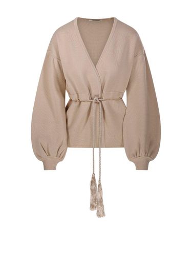 Tiberio V-neck Tassel Detailed Cardigan - Max Mara - Modalova