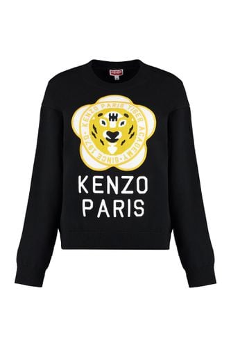 Kenzo Wool-blend Crew-neck Sweater - Kenzo - Modalova