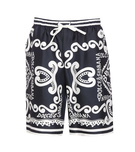 Dolce & Gabbana Marina Print Shorts - Dolce & Gabbana - Modalova