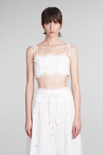 Zimmermann Topwear In White Cotton - Zimmermann - Modalova