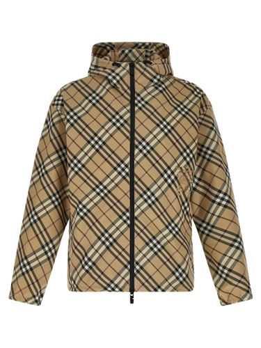 Burberry Check Waterproof Jacket - Burberry - Modalova