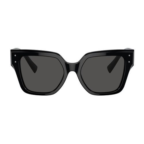 Dg4471 Linea Dg Sharped 501/87 Black Sunglasses - Dolce & Gabbana Eyewear - Modalova