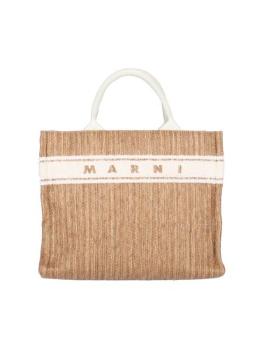 Marni East/west Small Tote Bag - Marni - Modalova