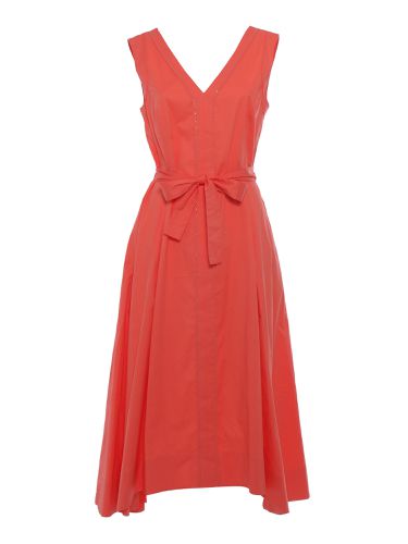 Peserico Coral Colored Midi Dress - Peserico - Modalova