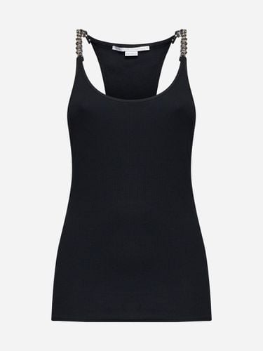 Chain Straps Cotton Tank Top - Stella McCartney - Modalova