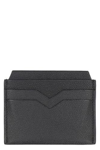 Valextra Leather Card Holder - Valextra - Modalova