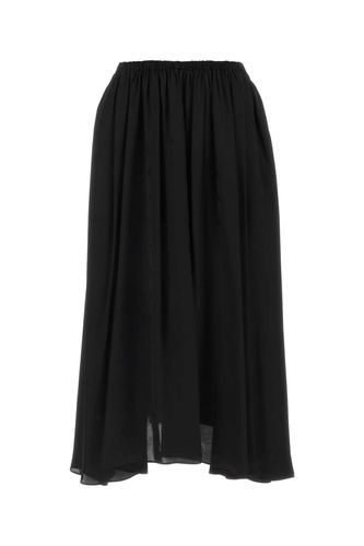 Balenciaga Black Satin Skirt - Balenciaga - Modalova