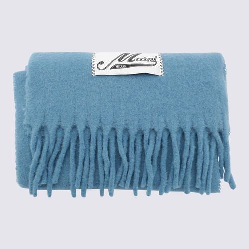 Marni Blue Wool Scarves - Marni - Modalova