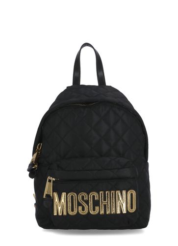 Moschino Lettering Logo Backpack - Moschino - Modalova