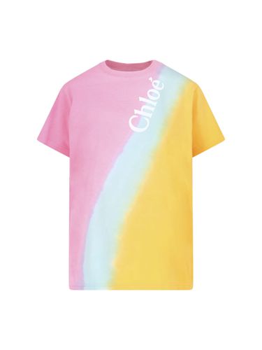 Chloé Chloè Cotton Logo T-shirt - Chloé - Modalova