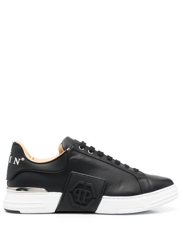 Hexagon Sneakers In Leather - Philipp Plein - Modalova