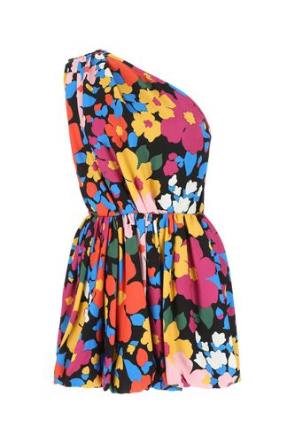 Printed Viscose Mini Dress - Saint Laurent - Modalova